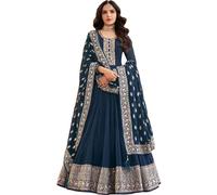 Ricevimento Di Nozze Indossare Bella Designer Anarkali Lengha Stile Abiti Indiano Cucito Shalwar Kameez Dresess, Scelta 5, 34