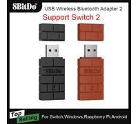 Ricevitore adattatore Bluetooth wireless USB 8BitDo per Nintendo Switch 2 Windows Mac PS1 per Xbox one PS4 PS5 Switch Pro Controller