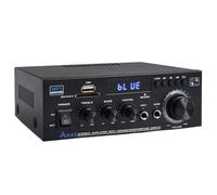 Ricevitore amplificatore audio, AK45 Amplificatore di potenza Amplificatore stereo HiFi Canale 2.0 Potenza massima 90Wx2 AMPLIFICATORE Bluetooth for Home Theater Auto Amp De Audio Facile da usare