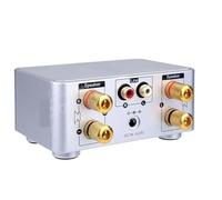 Ricevitore amplificatore audio, Bluetooth 5.0 HIFI Amplificatore di potenza 50Wx2 Canali 2.0 Home Car Audio digitale AMP USB U-diK TF Lettore musicale Facile da usare (Color : Silver Set, Size : 1)