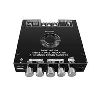 Ricevitore amplificatore audio, ZK-HT21 Modulo amplificatore digitale 160Wx2 + 220W Subwoofer HiFi DC15-36V TDA7498E Scheda amplificatore di potenza stereo Bluetooth AUX/USB In Facile da usare