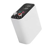 Ricevitore Audio Bluetooth 5.0, Adattatore Audio da 3,5 Mm a Wireless con Modulo di Ricarica Rapida QC2.0 per Sistema di Streaming Musicale Stereo Domestico, 110-240 V(Spina UE standard)