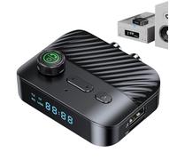Ricevitore audio domestico e amplificatore, trasmettitore e ricevitore audio | Adattatore ricevitore wireless 5.3 Trasmettitore audio stereo | per altoparlanti Ricevitore radio