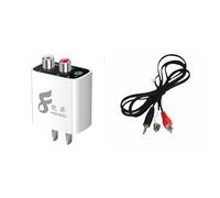 Ricevitore audio wireless 5.3 a doppia uscita per vecchi altoparlanti, adattatore wireless stereo Hi-Fi Lossless, cavo audio RCA da 1,5 m incluso, connessione stabile, modulo di modifica alimentato
