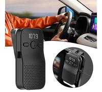 Ricevitore audio wireless clip visiera parasole con standby lungo e doppio accop