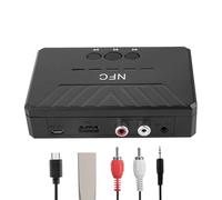 Ricevitore Audio Wireless Per Auto - Ricevitore Audio Per Auto | Adattatore AUX Wireless Per Stereo | Streaming Di Musica E Chiamate In | Streaming Di Musica Stereo Domestico Microf