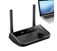 Ricevitore audio wireless, ricevitore trasmettitore BT 5.3, Adattatore BT Hub wireless, Trasmettitori lettore MP3, lettore musicale auto, ripetitore TV, flessibile per altoparlanti s