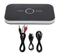 Ricevitore Bluetooth 5.0, Adattatore Bluetooth 5.0 2 in 1 Trasmettitore Ricevitore Wireless AUX con Cavo da 3,5 Mm per Computer Televisivo