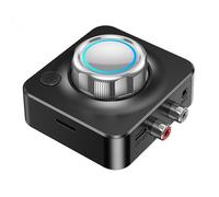 Ricevitore Bluetooth 5.0 con suono surround 3D - Adattatore audio wireless da 3,5 mm Aux a 2 RCA con funzione di accensione a