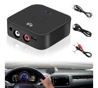 Ricevitore Bluetooth 5.0 NFC, Adattatore Audio Wireless HiFi per Impianto Stereo Con Jack AUX RCA da 3,5 mm per Prodotti Digitali Con Funzione NFC