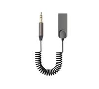 Ricevitore Bluetooth 5.1 per Auto con Jack AUX da 3,5mm,Microfono Integrato, per Musica e Chiamate in Vivavoce,Plug & Play per Stereo Casa e Auto(1 Pezzi)
