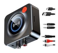 Ricevitore Bluetooth 5.3 HiFi, Adattatore Bluetooth AUX per Stereo Casa | Amplificatore HiFi con AUX Jack 3,5mm per Stereo Casa, Altoparlante, Amplificatore