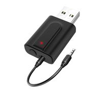 Ricevitore Bluetooth USB, 2 in 1, adattatore audio Bluetooth 5.0, con cavo jack Aux da 3,5 mm, ricevitore BT per TV, PC, auto, cuffie, stereo domestico, cuffie