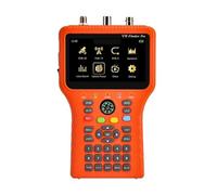 Ricevitore del segnale satellitare V8 con display LCD Misuratore di segnale via cavo portatile DVB-S2X/S2/S/T2/T/C Connettività versatile