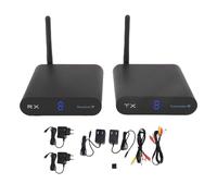 Ricevitore del trasmettitore AV Cheotime, trasmettitore audio video e ricevitore 2,4 GHz mittente audio a 8 canali mittente wireless AV per cavo in streaming, satellite,