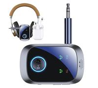 Ricevitore del trasmettitore senza fili - Adattatore wireless 2 in 1 | Adattatore audio senza fili | Multipunto stereo HiFi a doppio flusso con HD per TV PC Telefoni in Altoparlanti