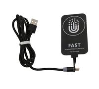 Ricevitore di Ricarica Wireless di Tipo C, Patch di Ricarica del Chip del Ricevitore del Caricabatterie Wireless USB C Qi con Aspirazione Magnetica