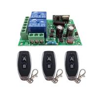 Ricevitore e trasmettitore relè CA universale wireless da 433 MHz for controllo di porte cancelli garage(1RC 3B)