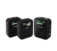 Ricevitore For Microfono Wireless 2.4G+2 Trasmettitori+2Lavalier Mic150M Gamma TFT Da 3,5 Mm For Fotocamera Smartphone