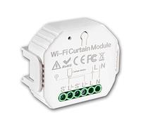 Ricevitore interruttore radio WiFi per tapparelle/veneziane, protocollo WiFi 2,4 GHz, controllabile da app, per scatole da incasso e guida DIN TH35