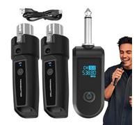 Ricevitore microfono - adattatore microfono dinamico - trasmettitore portatile ricevitore per mixer karaoke canto