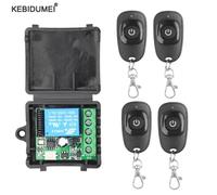 Ricevitore modulo relè 433MHz DC 12V 1CH EV1527 interruttore telecomando Wireless per lampada motore cancello Garage fai da te