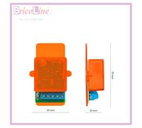 RICEVITORE MONOCANALE UNIVERSALE 433.92 MHZ C/BOX 12-36V NOLOGO RX1