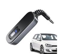 Ricevitore musicale per auto, ricevitore e trasmettitore AUX di tipo C da 3,5 mm, adattatore audio a bassa latenza con cancellazione del rumore, accessori per auto a lungo raggio per stereo domestico