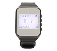 Ricevitore Orologio Chiamata Wireless per Ristorante, Cercapersone di Chiamata, Nero