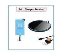 Ricevitore per caricabatterie wireless Qi per Huawei P20 Pro P30 P40 Lite P50 P10 Plus USB