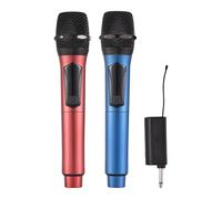 Ricevitore per di microfono wireless con microfono portatile U Band anti-ululato, schermo digitale per home cinema, karaoke, discorsi in chiesa, feste di matrimonio, canto,