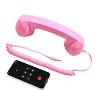 Ricevitore per telefono in stile retrò, ricevitore per telefono fisso, ricevitore per telefono retrò, decorazione nostalgica per il posto di lavoro, casa, decorazione nostalgica per feste a tema