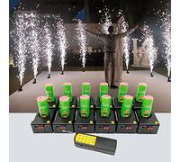 咚呱 Ricevitore Pirotecnico Freddo, Macchina per Fuochi D'Artificio A Fontana Fredda, Sistema di Controllo Remoto Wireless, 8/12 Ricevitori, Attrezzatura Scenica,12pcs