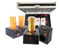 Ricevitore Pirotecnico Freddo, Ricevitore da 4Pezzi +2 di Controllo Remoto Wireless, Macchina per Fuochi D'Artificio A Fontana di Scintille, per Palcoscenico di Nozze