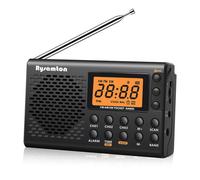 Ricevitore radio portatile a onde corte AM/FM/SW/WB con avvisi