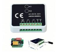 RICEVITORE RADIO RICEVENTE 2 CH TELECOMANDI COMPATIBILE CON NICE SOMMER