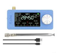 Ricevitore radio tascabile, LSB USB AM FM Mini Radio, SI4732, dotato di un'antenna ad anello portatile, che può essere utilizzata per ricevere 9,9 K-108 MHz (asta blu-pull)
