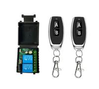 Ricevitore relè 2CH con telecomando DC6V-30V 433 MHz
