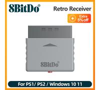 Ricevitore retrò 8BitDo per PS1 PS2 e Windows, compatibile con controller Xbox, controller Switch Pro e PS5/PS4
