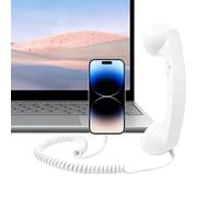 Ricevitore retrò per telefoni cellulari, di tipo C, accessori comodi con microfono, ricevitore per telefono cellulare, per ufficio, chiamata, casa, comodino, bagno, scrivania, soggiorno, scuola