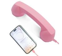 Ricevitore retrò per telefoni cellulari Retro Type-C confortevole forniture | Adattatore da telefono cellulare a rete fissa, per casa, cucina, soggiorno, letto, comodino, bagno, ufficio, scrivania