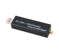 Ricevitore RTL SDR Campionamento Diretto RTL2832U R820T2 Gamma Dinamica 50 DB USB Software Defined Radio per Ramo Q a Onde Corte, Bande HF, Frequenze VHF/UHF