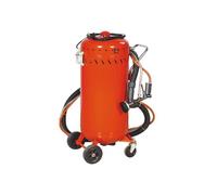 Ricevitore sabbiatrice mobile da 106 litri 0-10 Bars con aspirapolvere di rec...