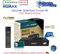 Ricevitore Satellitare con codifica HD-3801S2 e scheda Tivusat
