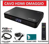 decoder satellitare ricevitore tivusat hd con tessera scheda card tvsat inclusa