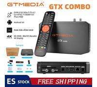 Ricevitore Satellitare GTMEDIA GTX COMBO DVB-S/S2/S2X+T/T2+C/C2, 2GB DD4+32GB 4K/8K Android 9.0 TV Box con Slot per Scheda CA e CI+BT1.4