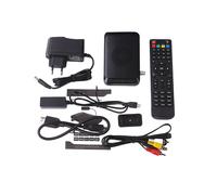 Ricevitore satellitare Mini HD compatibile DVB che offre opzioni di streaming se