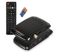 Ricevitore satellitare RED OPTICUM AX 300 mini V3 PVR I Ricevitore satellitare digitale HD - IR esterno Sensore con display a LED - HDMI - Alimentatore USB I 12V ideale per ricevitori da campeggio