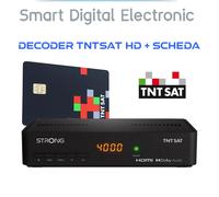 Ricevitore Satellitare Strong SRT7408 HD TNTSAT + Scheda TNTSAT Francese