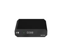 Ricevitore Satellitare V8 DVB-S/S/S2X 1080P Full HD HEVC con WiFi 2.4G Integrato, BISS, Rollover Automatico, Decoder TV Digitale, Spina AU